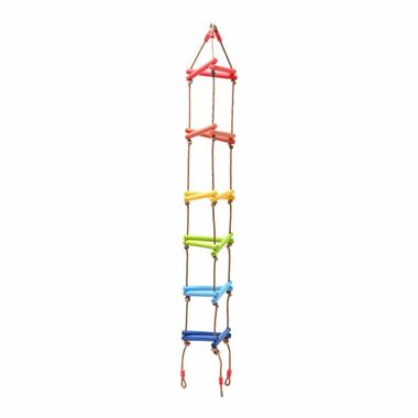 2Kids Toys Trojhranný žebřík / Délka příčky: 30 cm / Délka žebříku: 210 cm / Nosnost: 80 kg / od 3 let