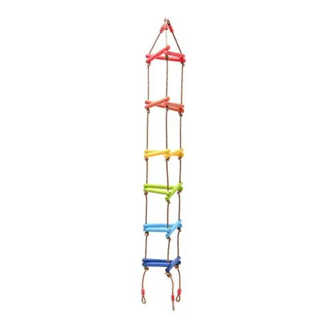 2Kids Toys Trojhranný žebřík / Délka příčky: 30 cm / Délka žebříku: 210 cm / Nosnost: 80 kg / od 3 let