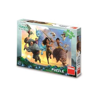 DINO Raya XL puzzle / 100 dílků / od 5 let