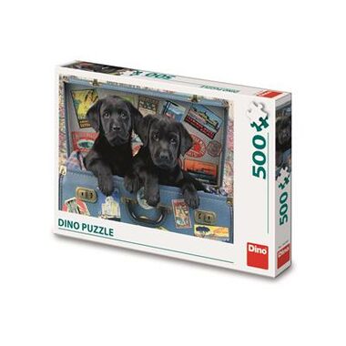 DINO Štěňata v kufru / 500 dílků / od 10 let
