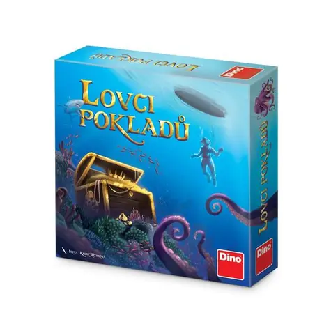 DINO Lovci pokladů - dětská hra / Počet hráčů: 2-4 / od 6 let