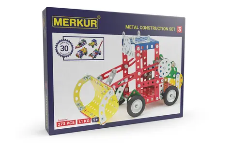 Merkur 3 stavebnice / 273 dílů / 30 modelů / od 6 let