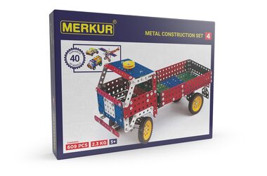 Merkur 4 stavebnice / 609 dílů / 40 modelů / od 5 let