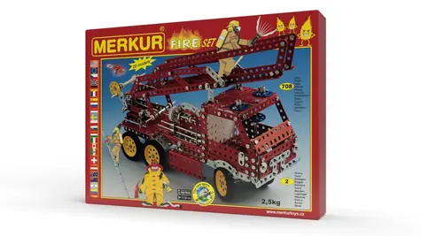 Merkur Fire Set / 708 dílů / 20 modelů / od 5 let