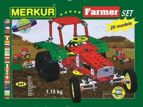 Merkur Farmer Set / 341 dílů / 20 modelů / od 6 let