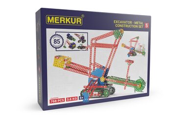 Merkur 5 stavebnice / 768 dílů / 80 modelů / od 5 let