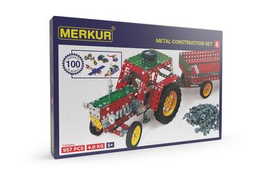 Merkur 6 stavebnice / 957 dílů / 100 modelů / od 5 let