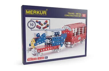 Merkur 032 Železniční modely / 300 dílů / 10 modelů / od 5 let