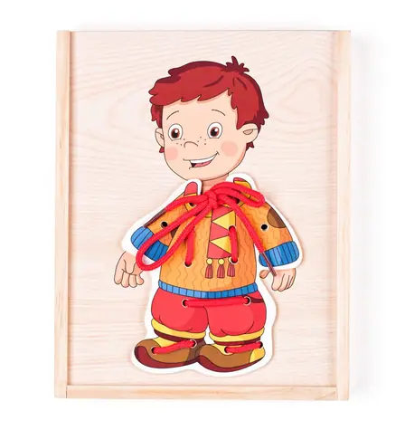 Woody Šněrovací šatní skříň ´´Kluk´´ / od 3 let