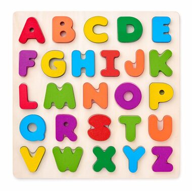 Woody Puzzle ABC- písmena na desce / od 3 let