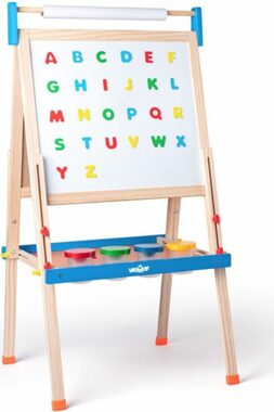 Woody Tabule ´´ABC´´ s písmeny, s rolí papíru a kelímky / od 3 let