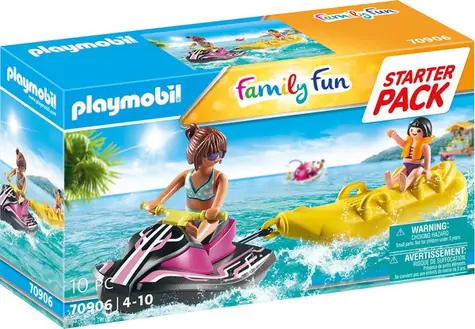 Playmobil® Family Fun 70906 Starter Pack Vodní skútr s banánovým člunem / Počet dílků: 10 / od 4 let