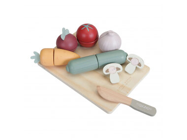 Little Dutch Krájecí zelenina dřevěná / od 2 let