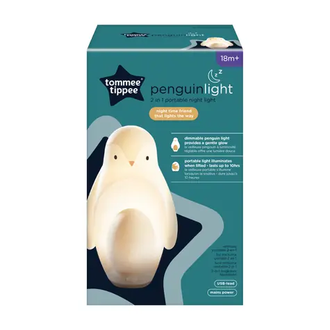 Tommee Tippee Noční světlo 2v1 tučňák / od 0 měsíců