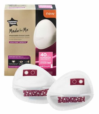 Tommee Tippee Vložky do podprsenky Made for Me 40ks vel. M / od 0 měsíců