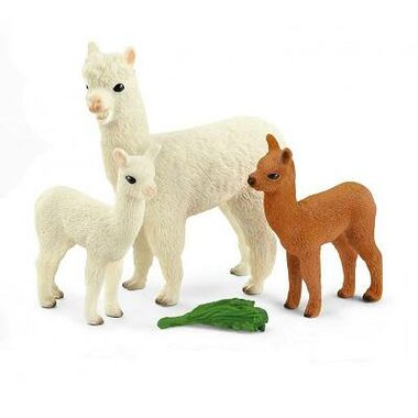 Schleich Wild Life 42544 Rodina lam Alpaka / od 3 let