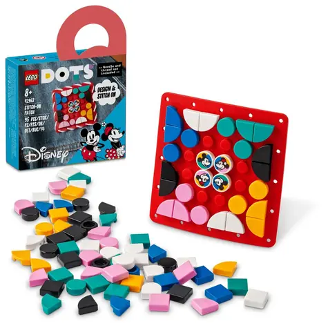 LEGO® DOTS 41963 Nášivka Myšák Mickey a Myška Minnie / Počet dílků: 95 / od 8 let