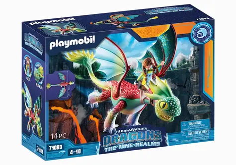 Playmobil® Dragons 71083 The Nine Realms - Feathers & Alex / Počet dílků: 14 / od 4 let
