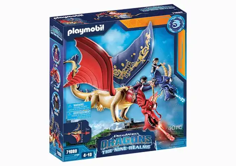 Playmobil® Dragons 71080 The Nine Realms - Wu & Wei s Jun / od 4 let
