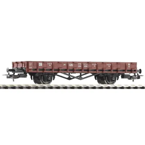 Piko 57701 Nízkostěnný vagón Roo DR III / Měřítko:H0 (1:87) / Délka: 131mm / Rádius: 358 mm / 14 let 