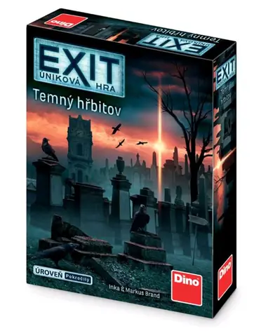 DINO Úniková hra: Temný hřbitov - Párty hra / Délka hry: 90 minut / Počet hráčů: 1-4 / od 12 let