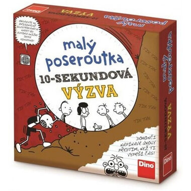DINO Malý poseroutka - 10 sekundová výzva - Dětská hra / Délka hry: 30 minut / Počet hráčů: 2-6 / od 8 let