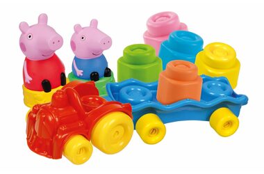 Clementoni Clemmy baby - Peppa Pig - vláček s kostkami / od 18 měsíců