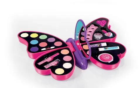 Clementoni Crazy CHIC - Make-up sada motýl / od 6 let