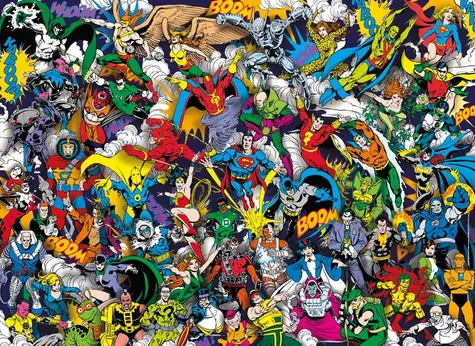 Clementoni PUZZLE Impossible - DC Comics / 1000 dílků / od 14 let
