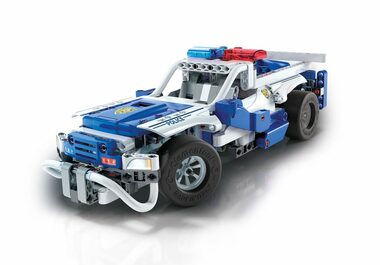 Clementoni Mechanická laboratoř - RC Policejní auto - 2 modely / 300 dílků / od 8 let