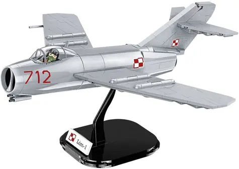 COBI 5822 Polský stíhací letoun Lim-1 Polish Air Force 1952 / 1:32 / 504 kostek / od 8 let 