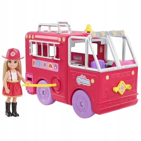 Mattel HCK73 Barbie Chelsea Can Be... - Hasičské auto / od 3 let 