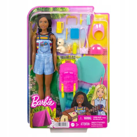 Mattel HDF74 Barbie Kempující panenka "Brooklyn" / od 3 let 