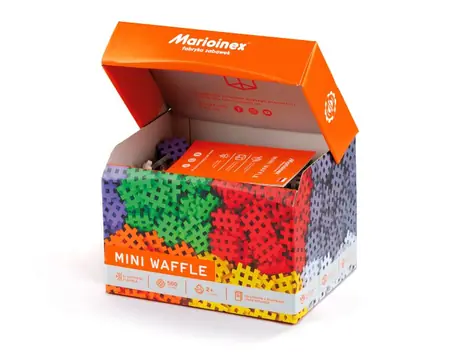 Marioinex-mini waffle / stavebnice / 500 dílků / pro děti od 2 let