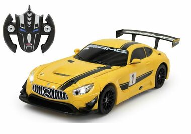 Jamara Mercedes AMG GT3 žlutá / RC auto / měřítko 1:14 / dálkové ovládání / 2.4GHz / 6+