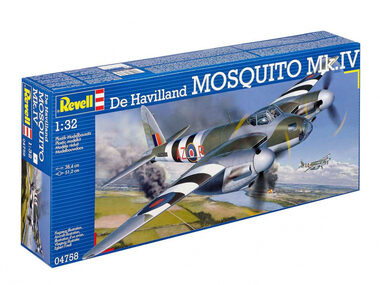 Revell Mosquito Mk. IV/ Plastikový model / 1:32 / 82 dílů / 12+