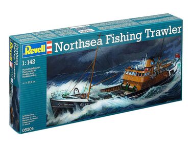 Revell Northsea Fishing Trawler / Plastikový model / 1:142 / Počet dílků 61 / Doporučený věk: od 10 let