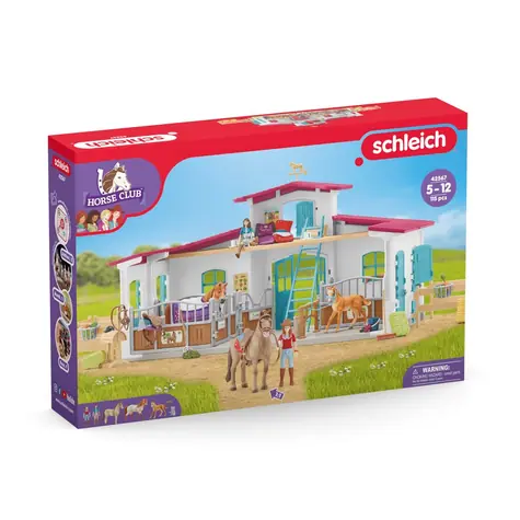 Schleich Horse Club - Stáj s příslušenstvím u jezera / od 3 let