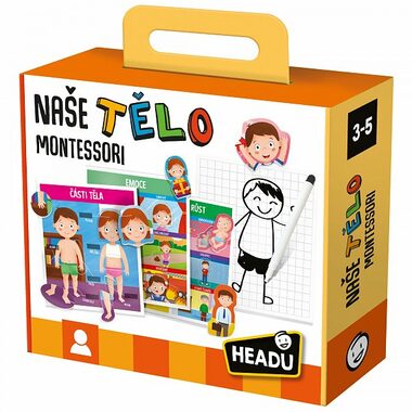 HEADU CS: Montessori Naše tělo / Délka hry: 20 minut / Počet hráčů: 1+ / od 3 let