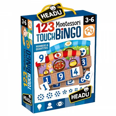 HEADU EN: Montessori - Hmatové bingo / od 3 let / v originále EN
