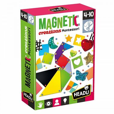 HEADU EN: Montessori magnetické výtvory / od 4 let / v originále EN