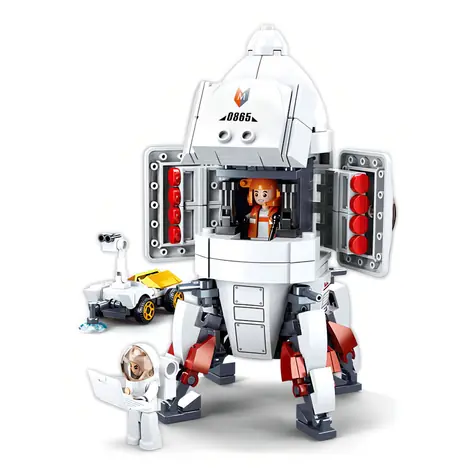 Sluban Space M38-B0923 Přistávací modul expedice Saturn / LEGO - kompatibilní / Počet figurek|dílků: 2|320 / od 6 let
