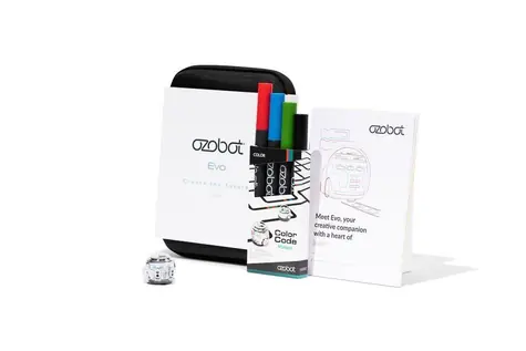 Ozobot EVO – Entry Kit - programovatelný robot bílá