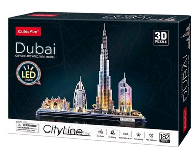 CubicFun Puzzle 3D Dubai / 182 dílů / od 8 let