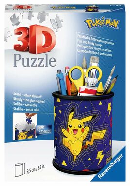 Ravensburger 3D Puzzle Stojan na tužky Pokémon / 54 dílů / 7.7 x 7.7 x 9.5 cm