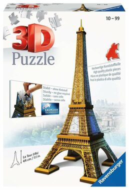 Ravensburger 3D Puzzle Eiffelova věž 216 dílů / 44 cm / od 12 let