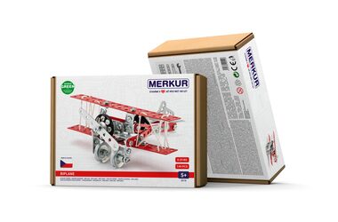 Merkur 051 dvouplošník / 148 dílů / od 3 let 