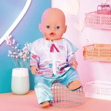 ZAPF Creation Baby Born Casual Outfit Aqua Doll set oblečení pro panenky - 43 cm / od 3 let 