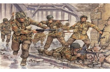 Italeri 6034 WWII - British Paratroopers / Plastikový model / 1:72 / 50 figurek / Obtížnost 1
