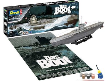 Revell 05675 U-96 Das Boot 40. výročí / Plastikový model / 1:144 / Počet dílku: 87 / Obtížnost 3